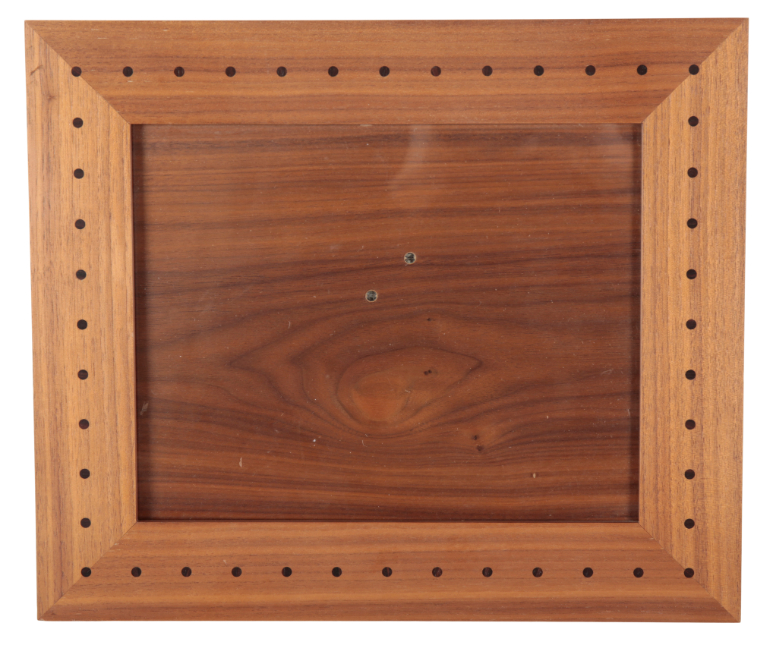 A DAVID LINLEY INLAID WALNUT