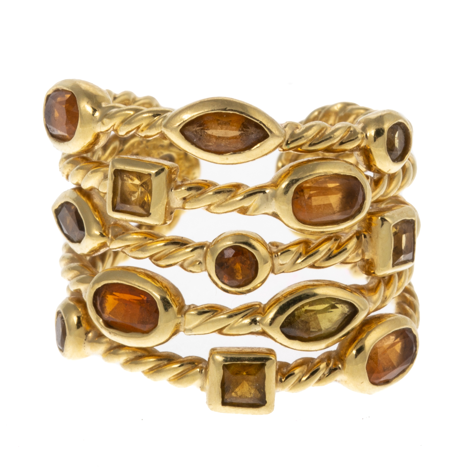 A DAVID YURMAN 18K CITRINE