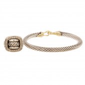 A DAVID YURMAN DIAMOND RING &