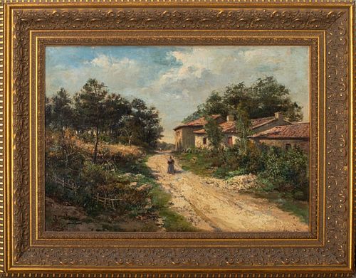 A. DE CARME LANDSCAPE OIL ON