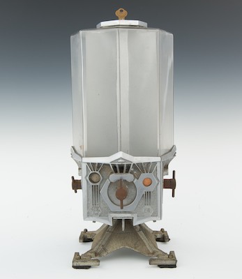 A Deco Penny Gumball Machine