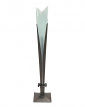 A DECO REVIVAL COPPER AND GLAS