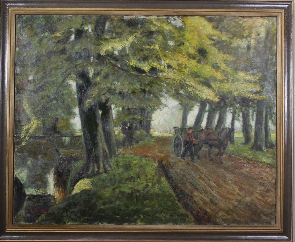 A. DECOCK OIL ON CANVASA. DECOCK
