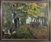 A. DECOCK OIL ON CANVASA. DECO