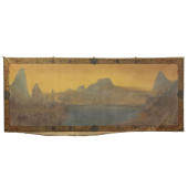 A DECORATIVE CANVAS BACKDROP P