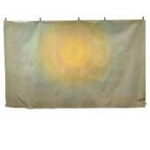 A DECORATIVE CANVAS PANEL/BACK
