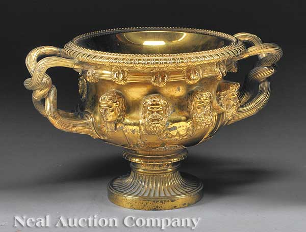 A Decorative Gilt Bronze Warwick