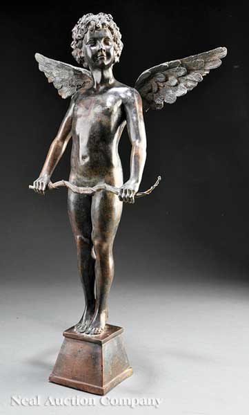 A Decorative Patinated Bronze