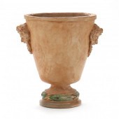 A DECORATIVE SATYR MASK TERRAC