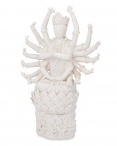 A DEHUA-STYLE PORCELAIN THOUSA