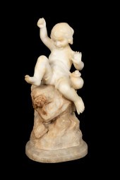 A. DEL PERUGIA ALABASTER SCULP