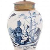 A Delft Blue and White Tobacco