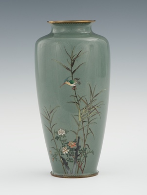 A Delicate Cloisonne Vase in the