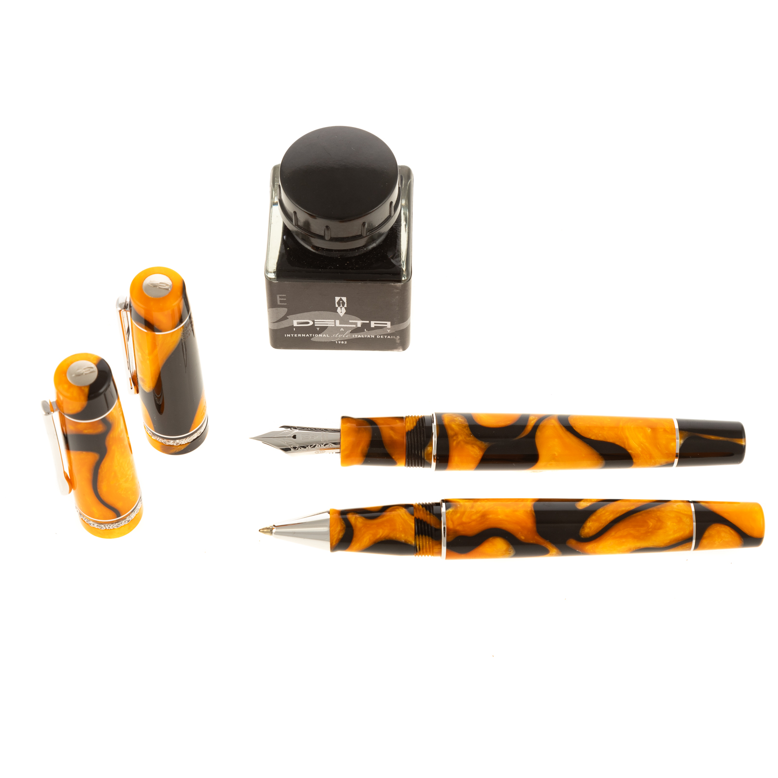 A DELTA DOLCE VITA FOUNTAIN PEN & A