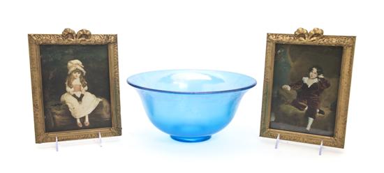 *A Depression Glass Center Bowl