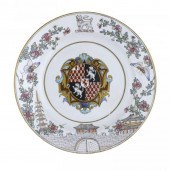 A DERBY ARMORIAL PLATE<br />