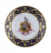 A DERBY ARMORIAL PLATE<br />