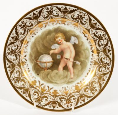 A Derby cabinet plate, circa