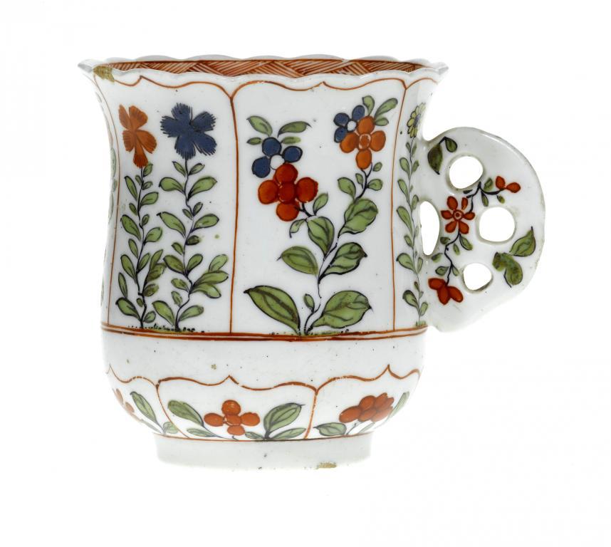 A DERBY CHOCOLATE CUP of bell shape