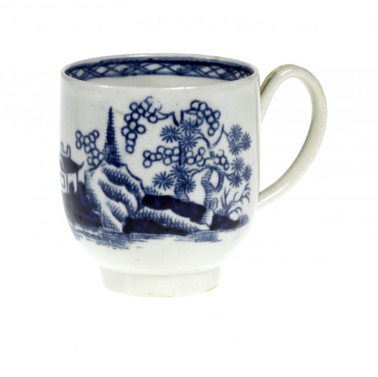 A DERBY COFFEE CUP with slightly