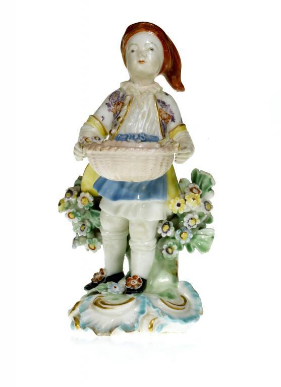 A DERBY FIGURE OF A DESSERT