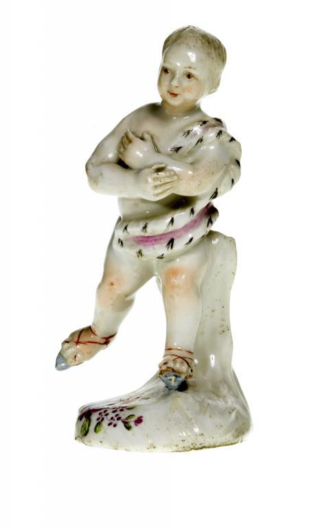 A DERBY FIGURE OF A SKATER naked