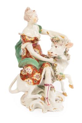 A Derby figure of Europa and the