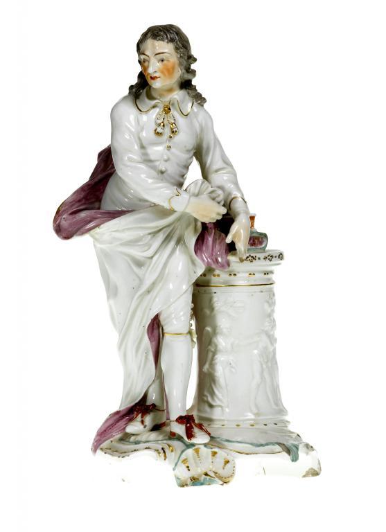 A DERBY FIGURE OF JOHN MILTON 