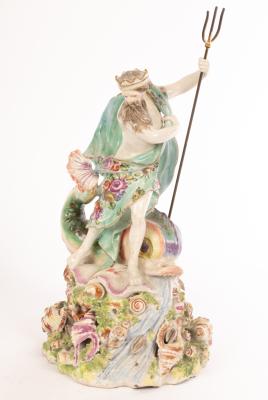 A Derby figure of Neptune
