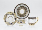 A DERBY MINIATURE TEACUP AND S
