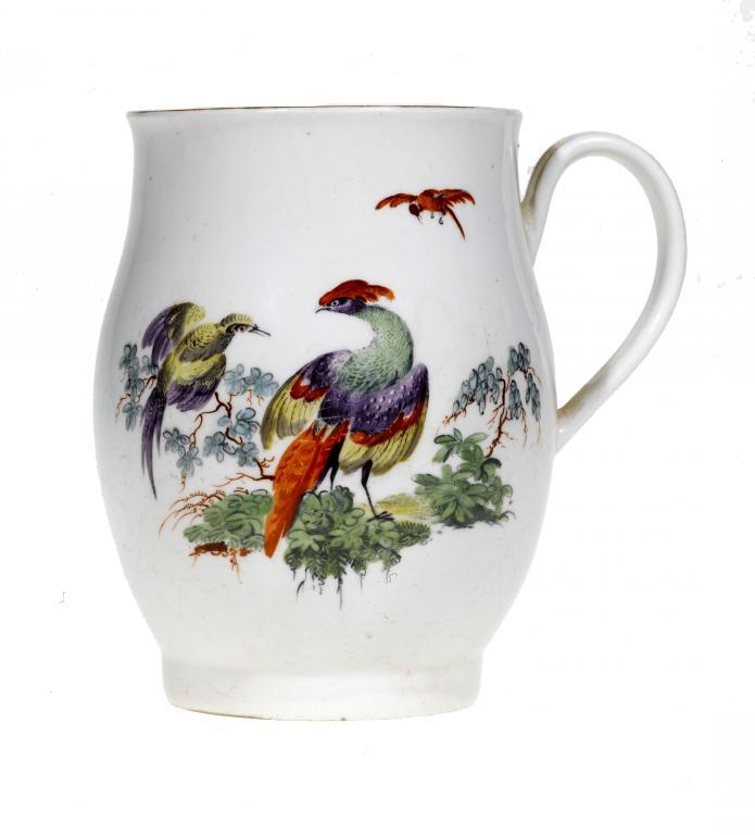 A DERBY MUG of baluster shape,