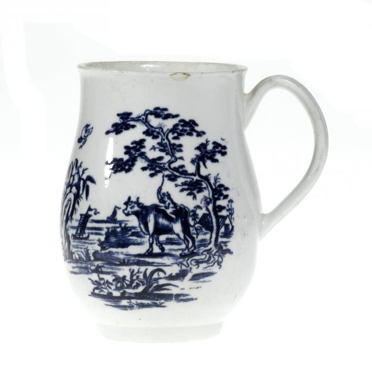 A DERBY MUG of baluster shape,