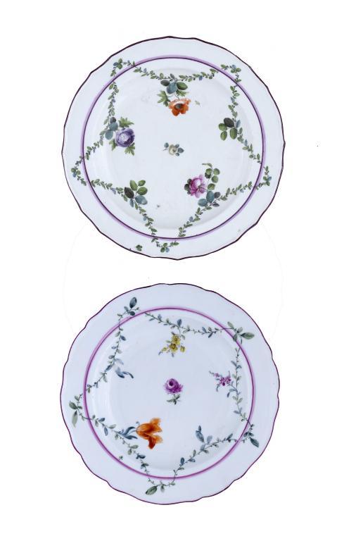 A DERBY PLATE AND AN EARLIER