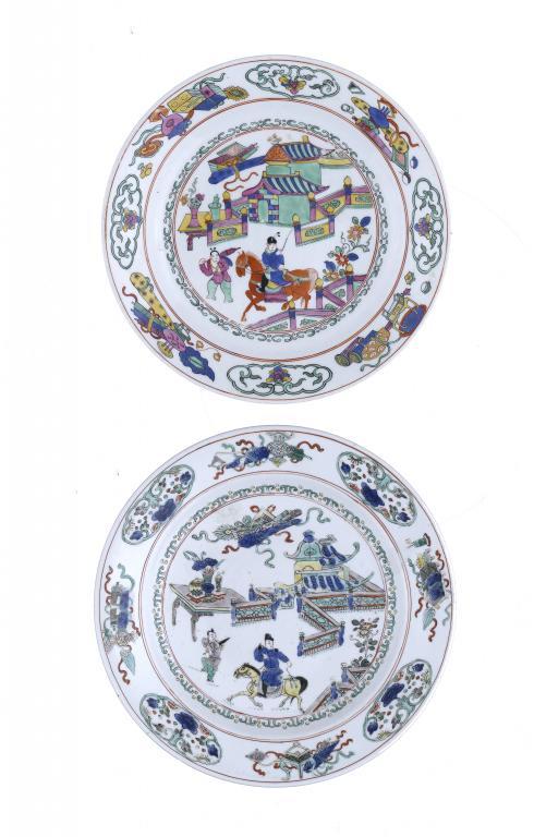 A DERBY PLATE AND AN EARLIER