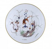 A DERBY PLATE<br />
painted i