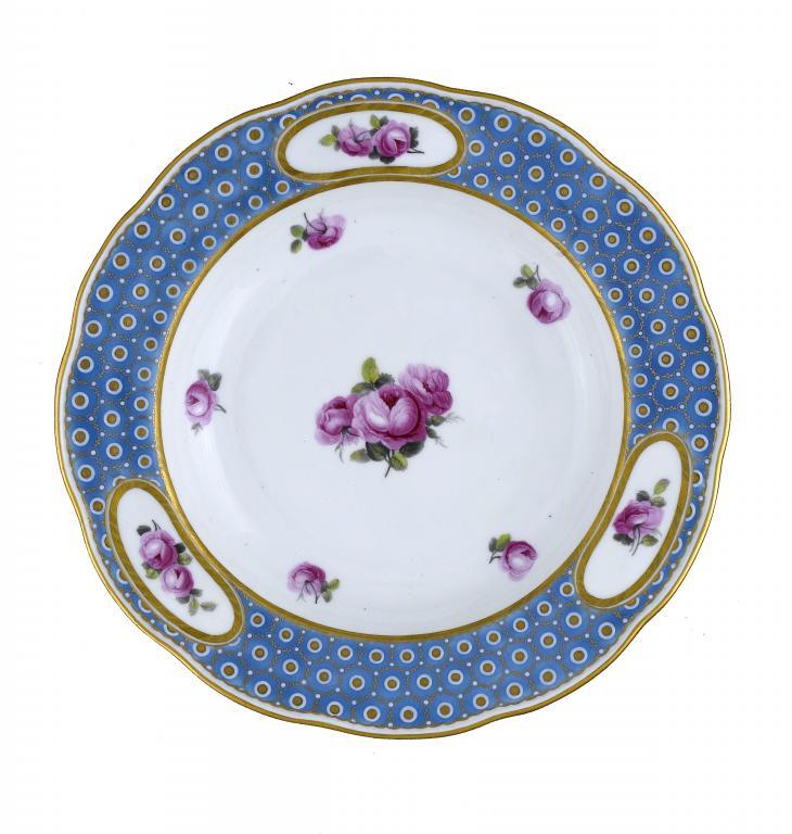 A DERBY SOUP PLATE FROM THE