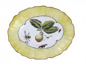 A DERBY YELLOW GROUND OVAL STA