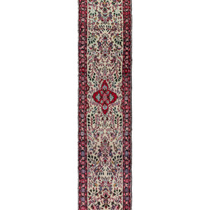 A Dergazine Wool Runner Mid-20th