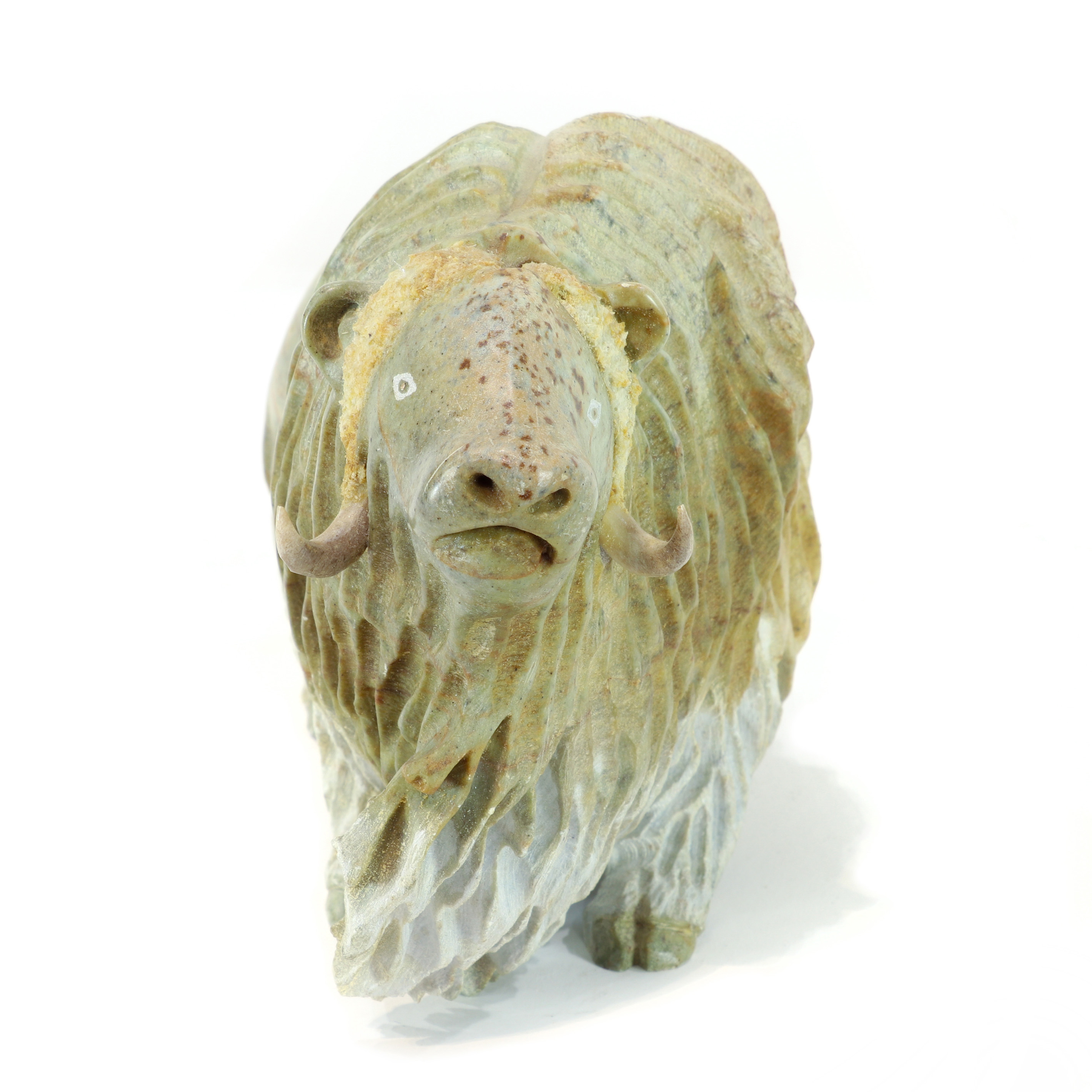 A DERRALD TAYLOR INUIT CARVED STONE
