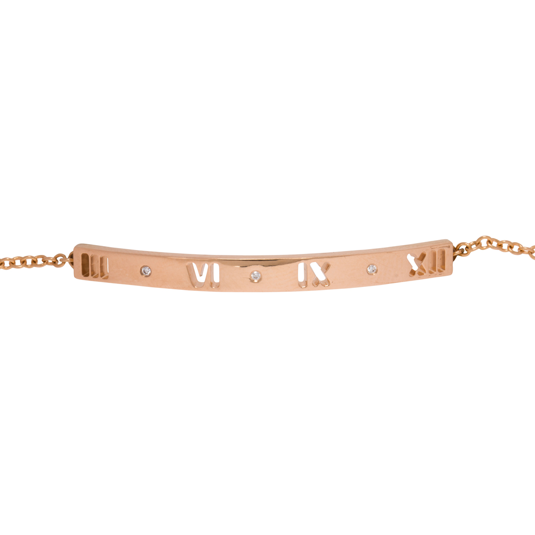 A DIAMOND AND 18K GOLD BRACELET,