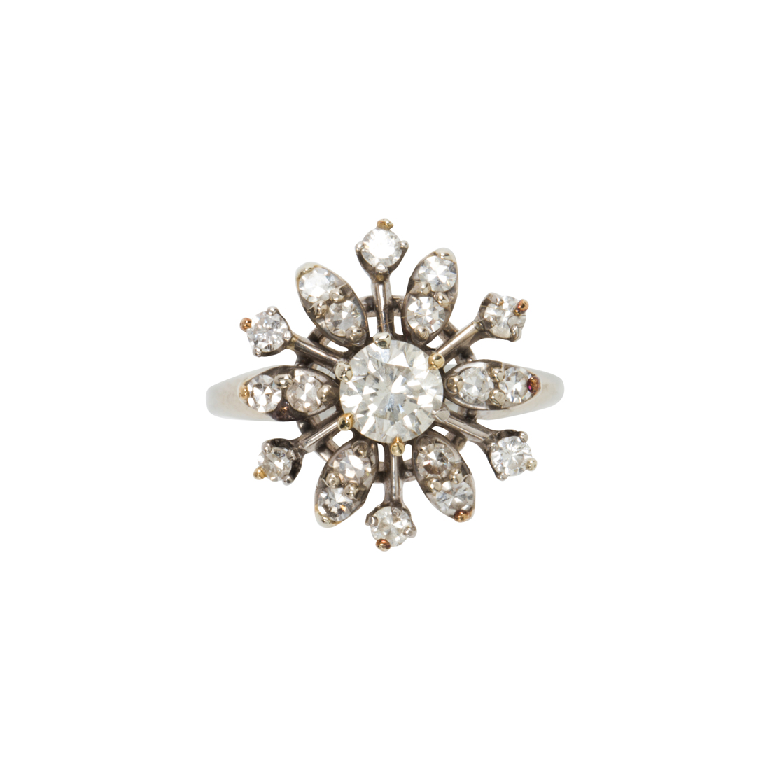 A DIAMOND AND EIGHTEEN KARAT