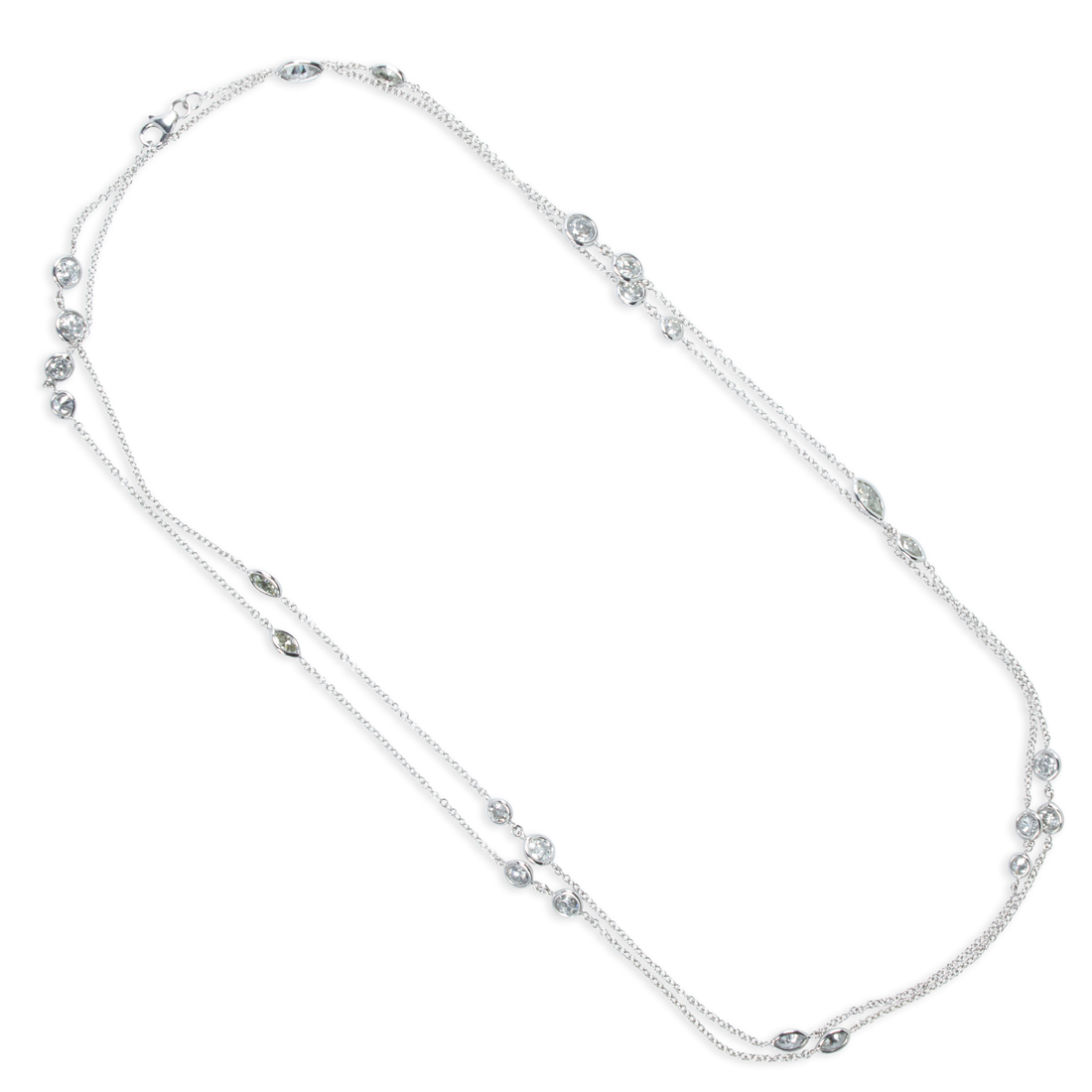 A DIAMOND AND EIGHTEEN KARAT GOLD