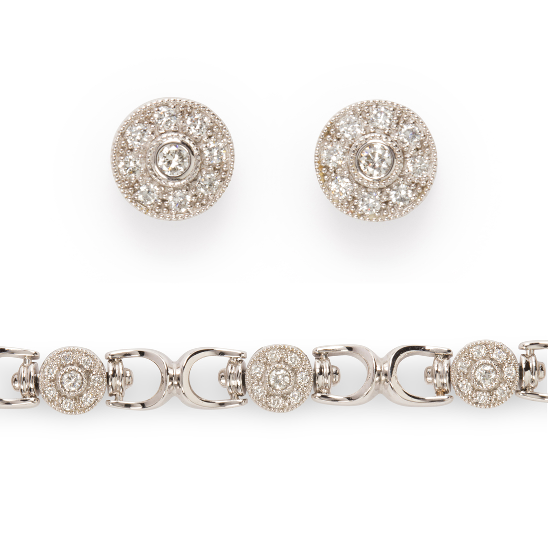A DIAMOND AND EIGHTEEN KARAT
