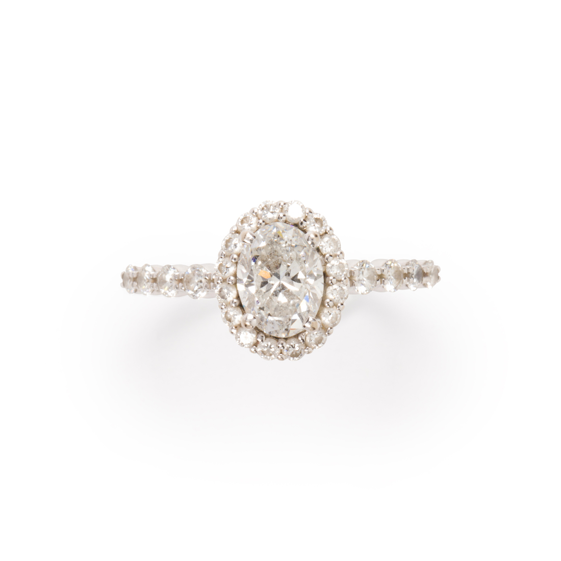 A DIAMOND AND EIGHTEEN KARAT