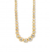 A DIAMOND AND EIGHTEEN KARAT G