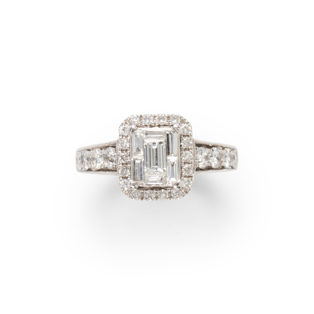 A DIAMOND AND FOURTEEN KARAT