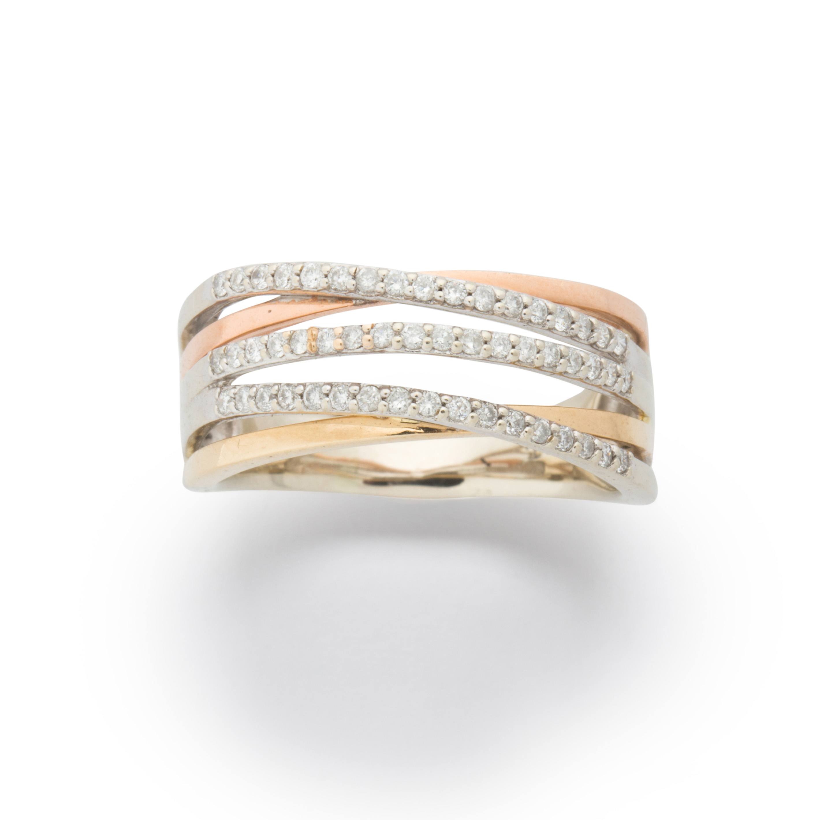 A DIAMOND AND FOURTEEN KARAT