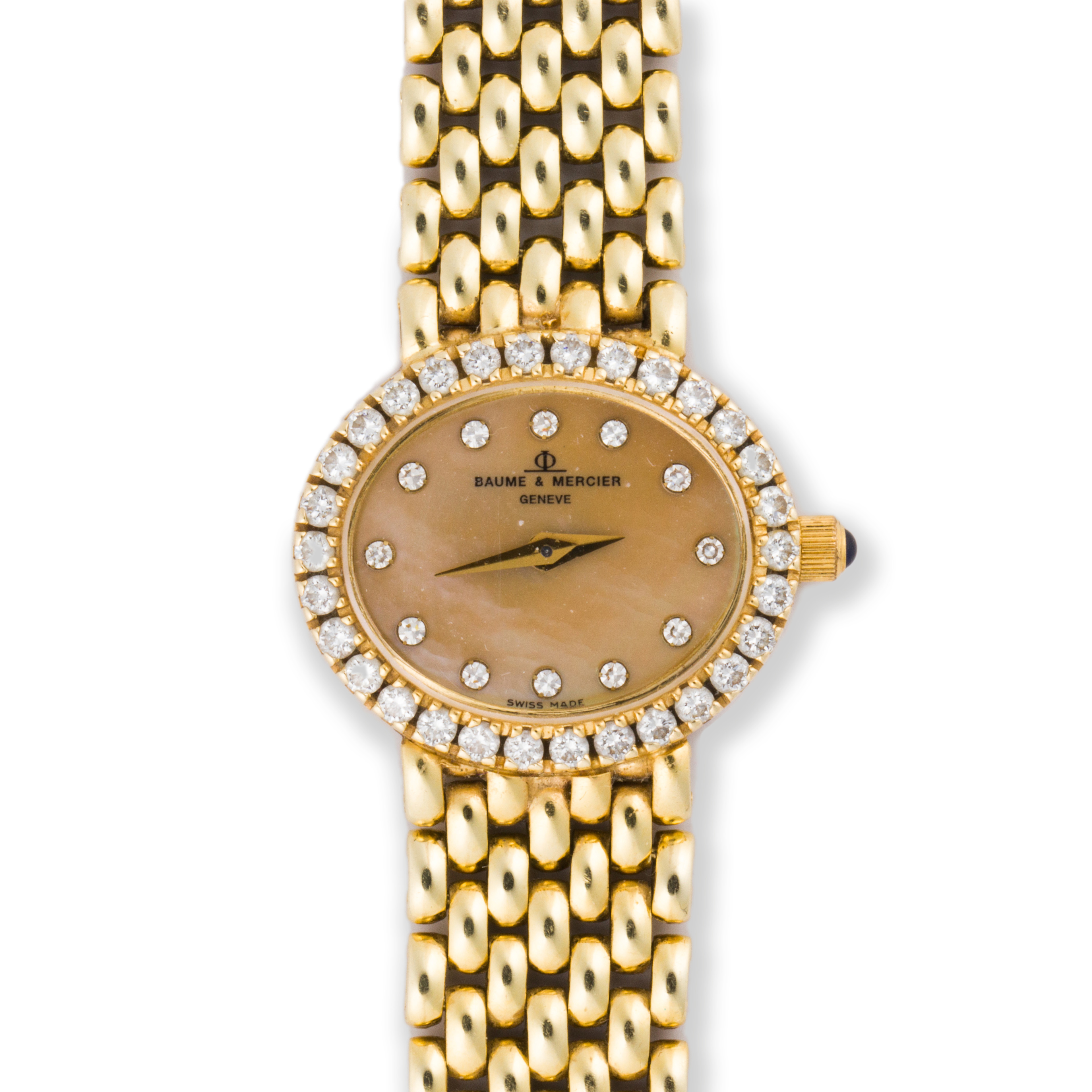 A DIAMOND AND FOURTEEN KARAT GOLD