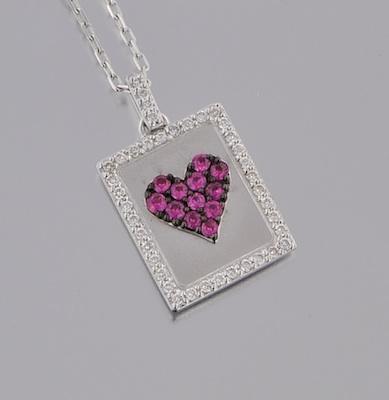A Diamond and Ruby "Ace of