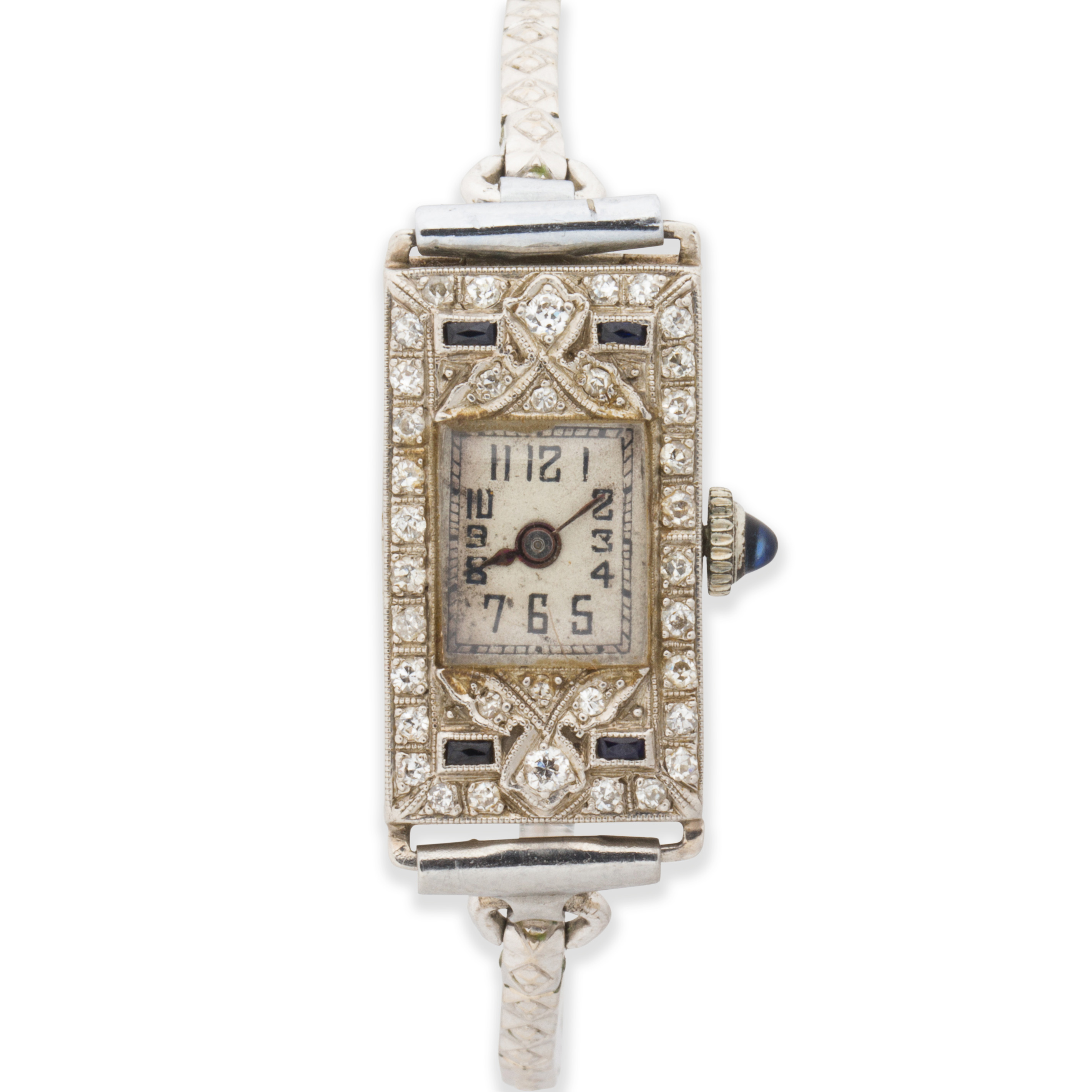 A DIAMOND BRACELET WATCH A